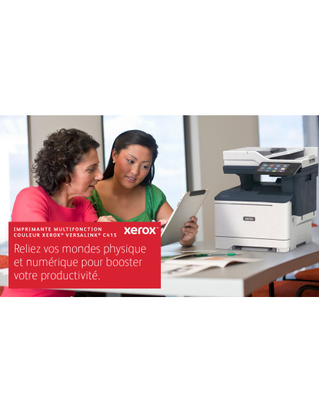 Xerox - VersaLink C415V/DN - Multifonction, impression, copie, scan, fax, couleur, A4, recto verso en impression, copie, scan, réseau, 40 ppm