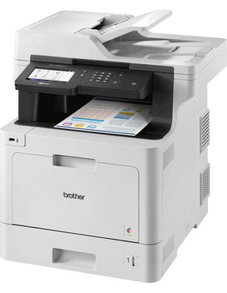 Brother - MFC-L8690CDW - Multifonctions (Impression - copie - scan - fax) laser couleur - A4 - chargeur de document DSPF - recto verso en impression, copie, scan - wifi - 31 ppm
