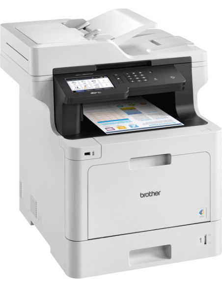 Brother - MFC-L8690CDW - Multifonctions (Impression - copie - scan - fax) laser couleur - A4 - chargeur de document DSPF - recto verso en impression, copie, scan - wifi - 31 ppm