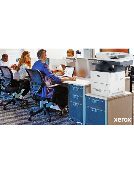 Xerox - B625V/DN - Multifonction, impression, copie, scan, fax, laser, noir et blanc, A4, recto verso en impression, copie, scan, chargeur DSPF, réseau, 61 ppm