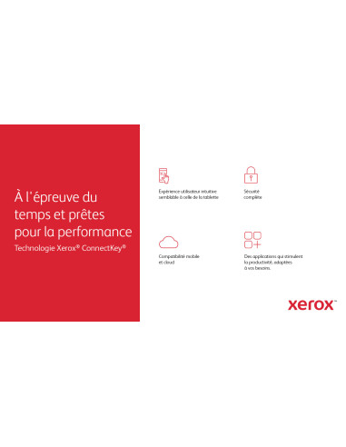 Xerox - B625V/DN - Multifonction, impression, copie, scan, fax, laser, noir et blanc, A4, recto verso en impression, copie, scan, chargeur DSPF, réseau, 61 ppm
