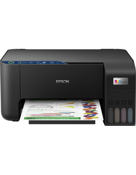 Epson - EcoTank ET-2861 - Multifonctions (impression, copie, scan) jet d'encre - couleur, A4, aucun chargeur, 10 ppm