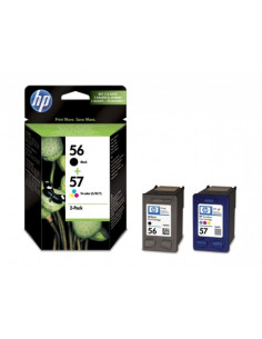  HP - N°56/57 - Pack de 1 Cartouche noir + 1 Cartouche 3 couleurs cyan,magenta,jaune - SA342AE -  2