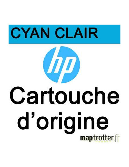 HP - C9470A - 91 - Cartouche d'encre cyan clair - produit d'origine - 775 ml