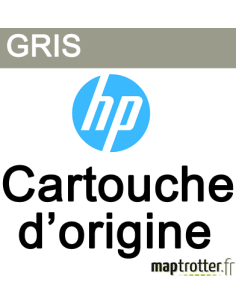 HP - B3P24A - 727 - Cartouche d'encre gris - produit d'origine - 130ml
