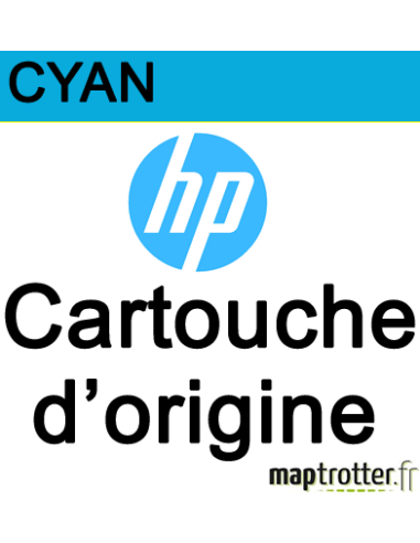 HP - F9J52A - 765 -  Cartouche d'encre cyan - produit d'origine - 400ml